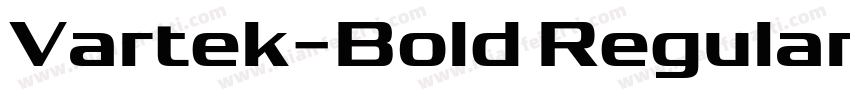 Vartek-Bold Regular字体转换